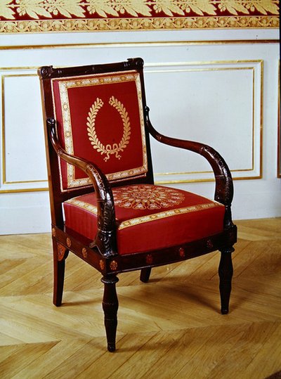 Imperial style chair by French School